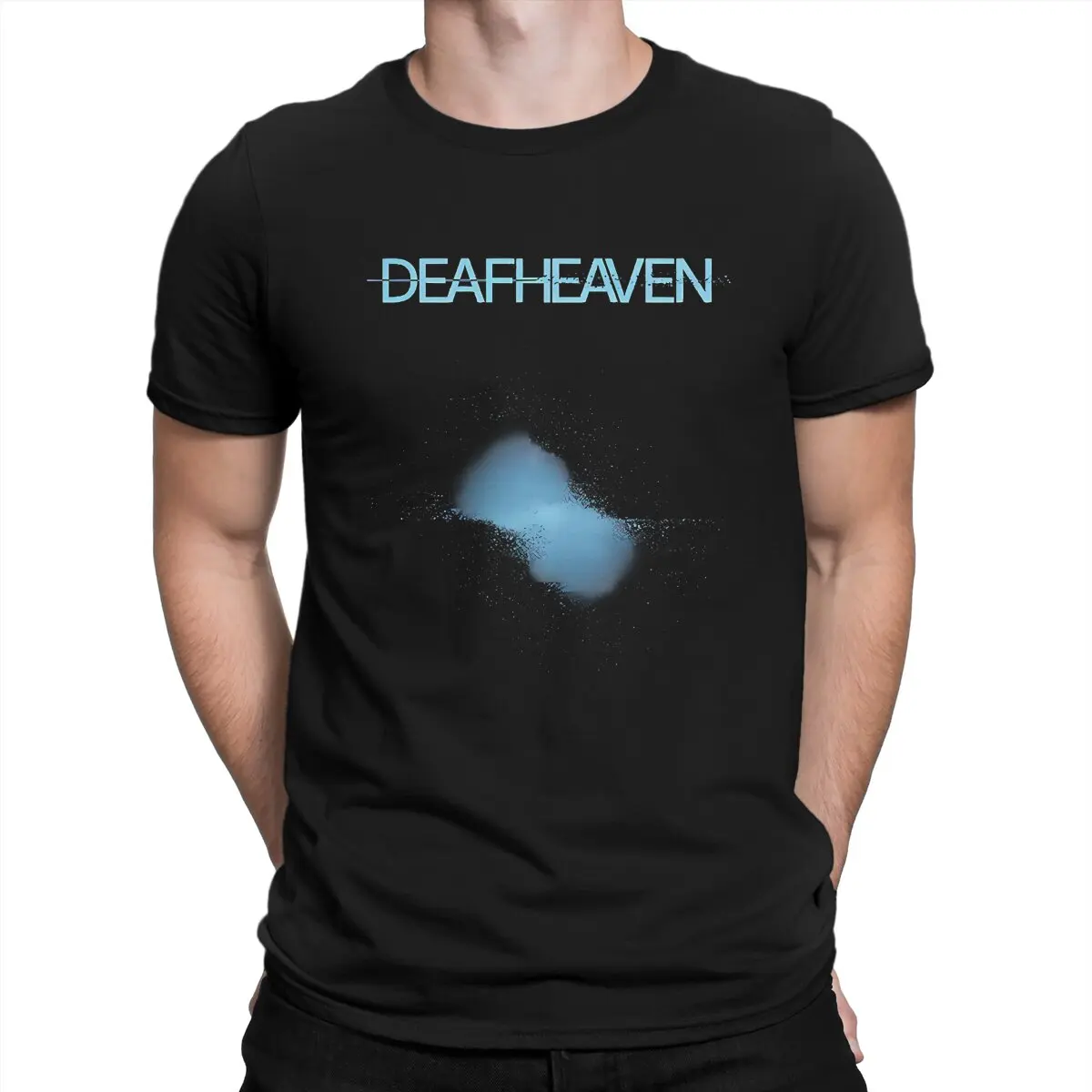 thumbnail image 1 of Camiseta Shellstar Merch para hombre, de Deafheaven Cotton Clothing, increíble camiseta de manga corta con cuello redondo., 1 of 6