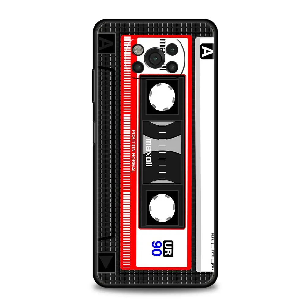 Vintage Cassette Tape Retro-Style Soft TPU Phone Case
