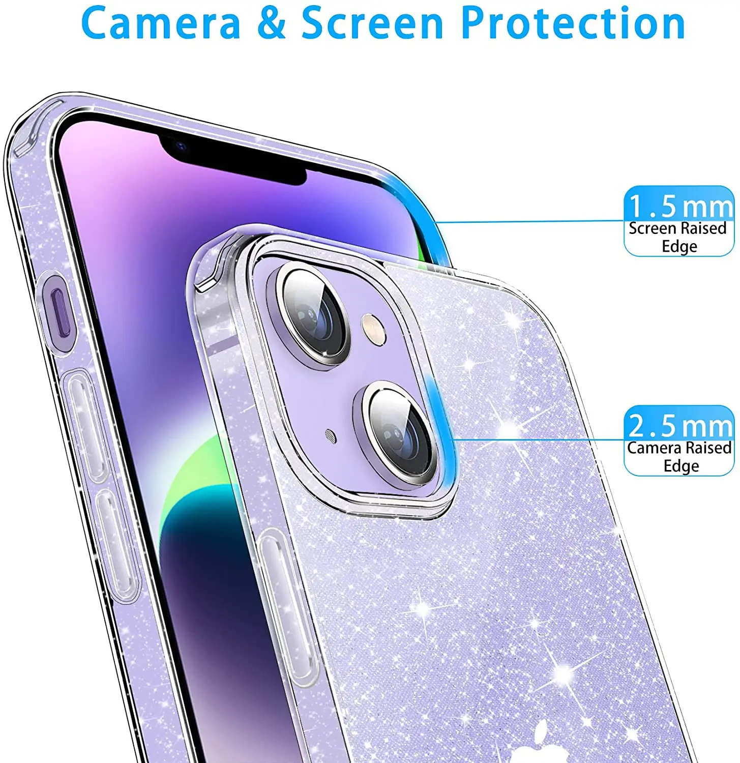 Glitter Sparkle Soft Phone Bumper Case