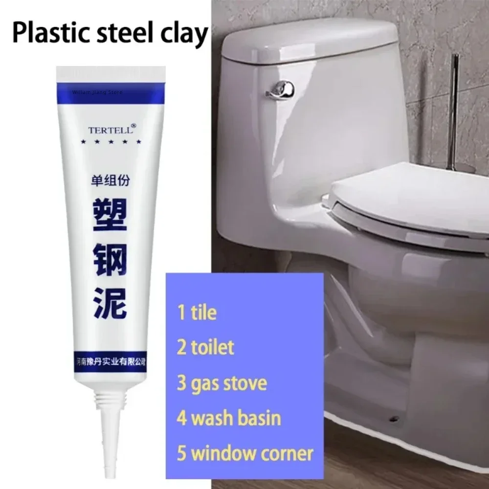 Description Picture 6 of item60/120ml Plastic Steel Mud Waterproof Glue Kitchen and Bathroom Anti-mold Glue Epoxy Resin Sealant Waterproofing Sealer Sealers