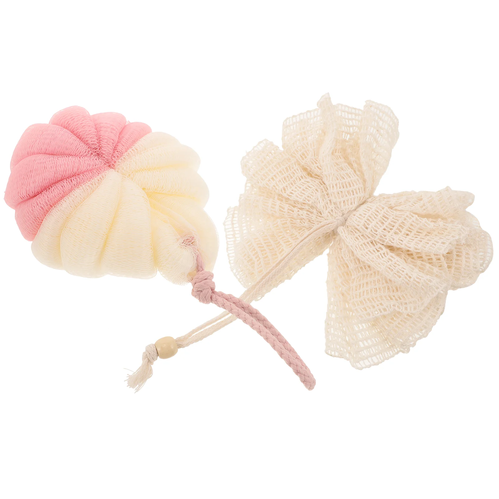 

2pcs Bath Loofahs Body Wash Shower Scrubber Skin Exfoliating Shower Loofah for Adults
