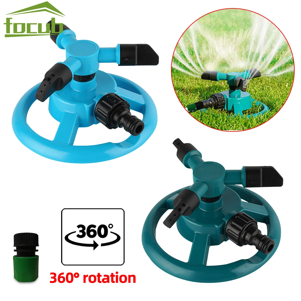 Automatic Garden Lawn Water Sprinklers 360 Degree Rotating Yard Lawn