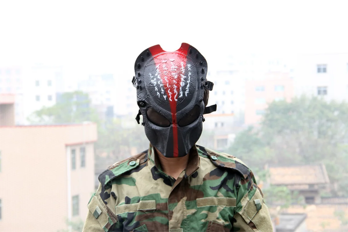 New Predator Wolf 2.0 Tactical Paintball Protective Full Face Airsoft Mask Military Army Wargame Cosplay Halloween Party Masks