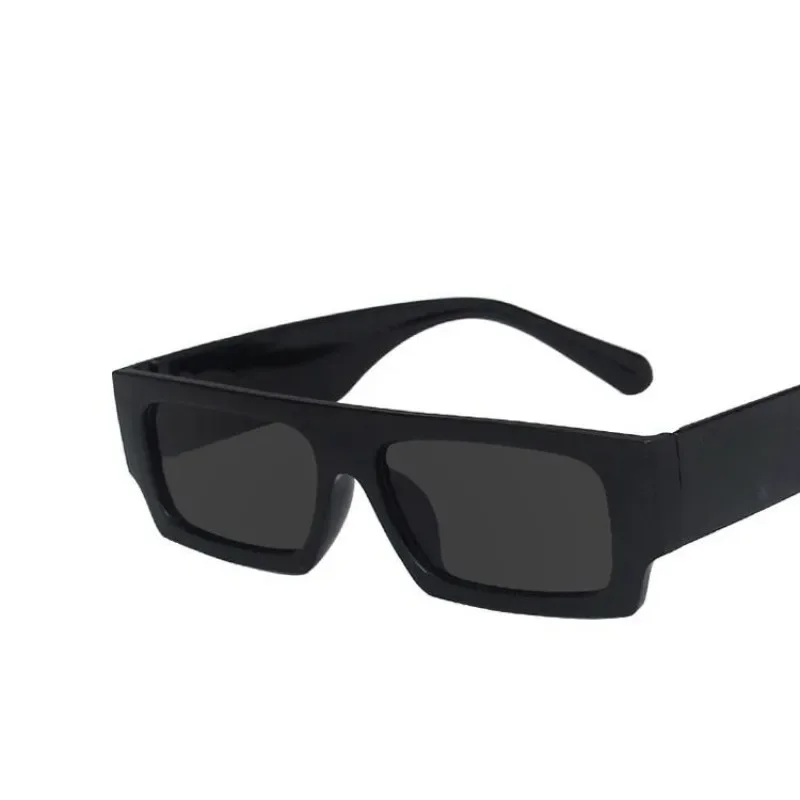 Vintage Sunglasses Polarized Sunglasses Fishing Sunglasses Cyberpunk Sunglasses Women's Hip-hop Square Men Hole Design White Blue UV Protection Eyewear