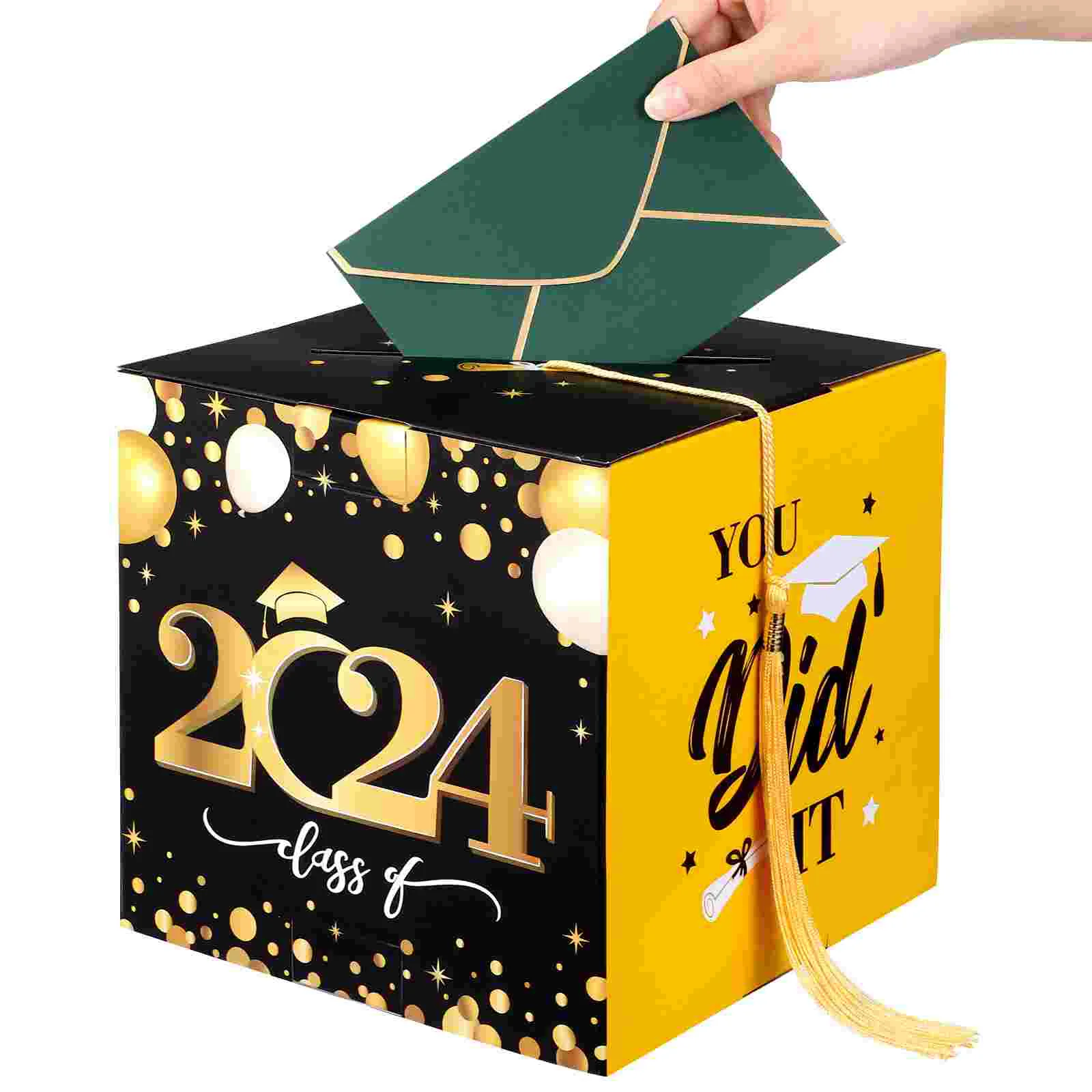 

Graduation Season Card Box Gift Holder Boxes Picture Props Photo Party Favor Cards