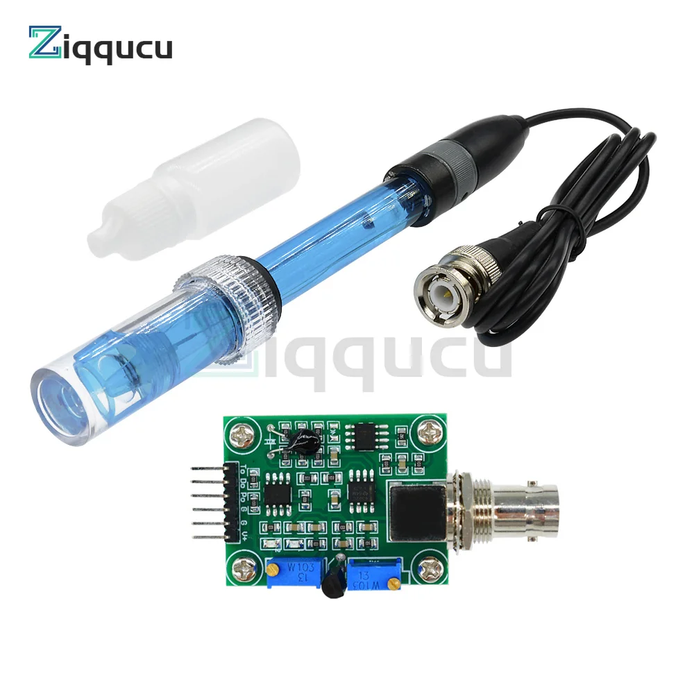1Set-Liquid-PH-0-14-Value-Detection-Regulator-Sensor-Module-Monitoring ...