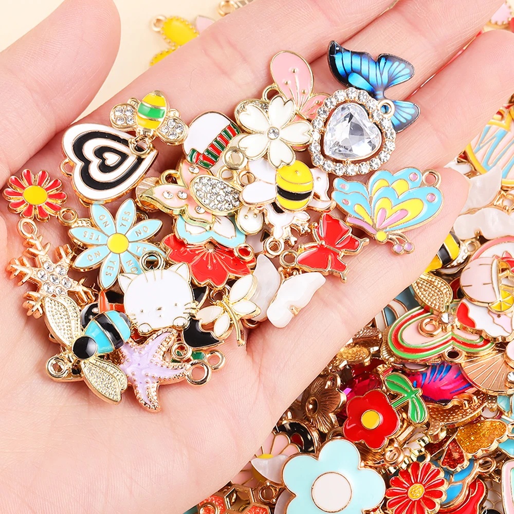 10Pcs Mix of Jewelry Making Charms 2