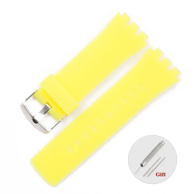 Silicone Sport Watch Strap - 24mm Replacement Wristband