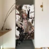 Japan Anime Characters Door Curtain Cute Painting Kitchen Room Doorway Partition Curtains Drape Entrance Hanging Half-Curtain 5