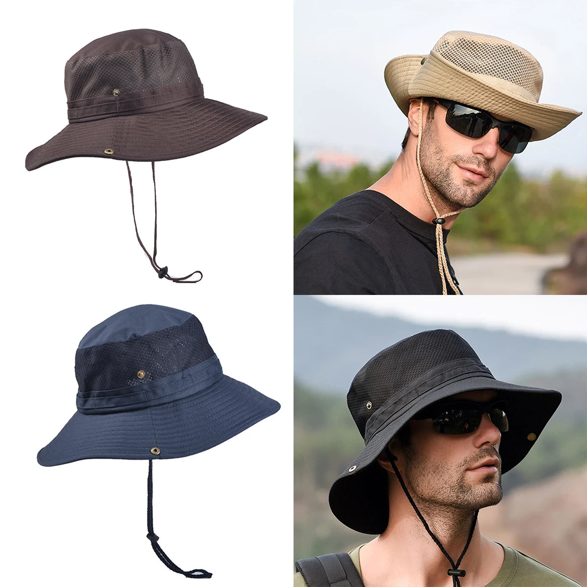 

Outdoor Fishing Hat Men's Summer Sunshade Sun Hat Sun Hat Summer Fisherman Hat Male Benny Hat