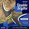 High Manganese Steel Double Scythe Gardening Weeding Grass Sickle Multifunction Farming Handheld Clearing Sickle Garden Tools 1