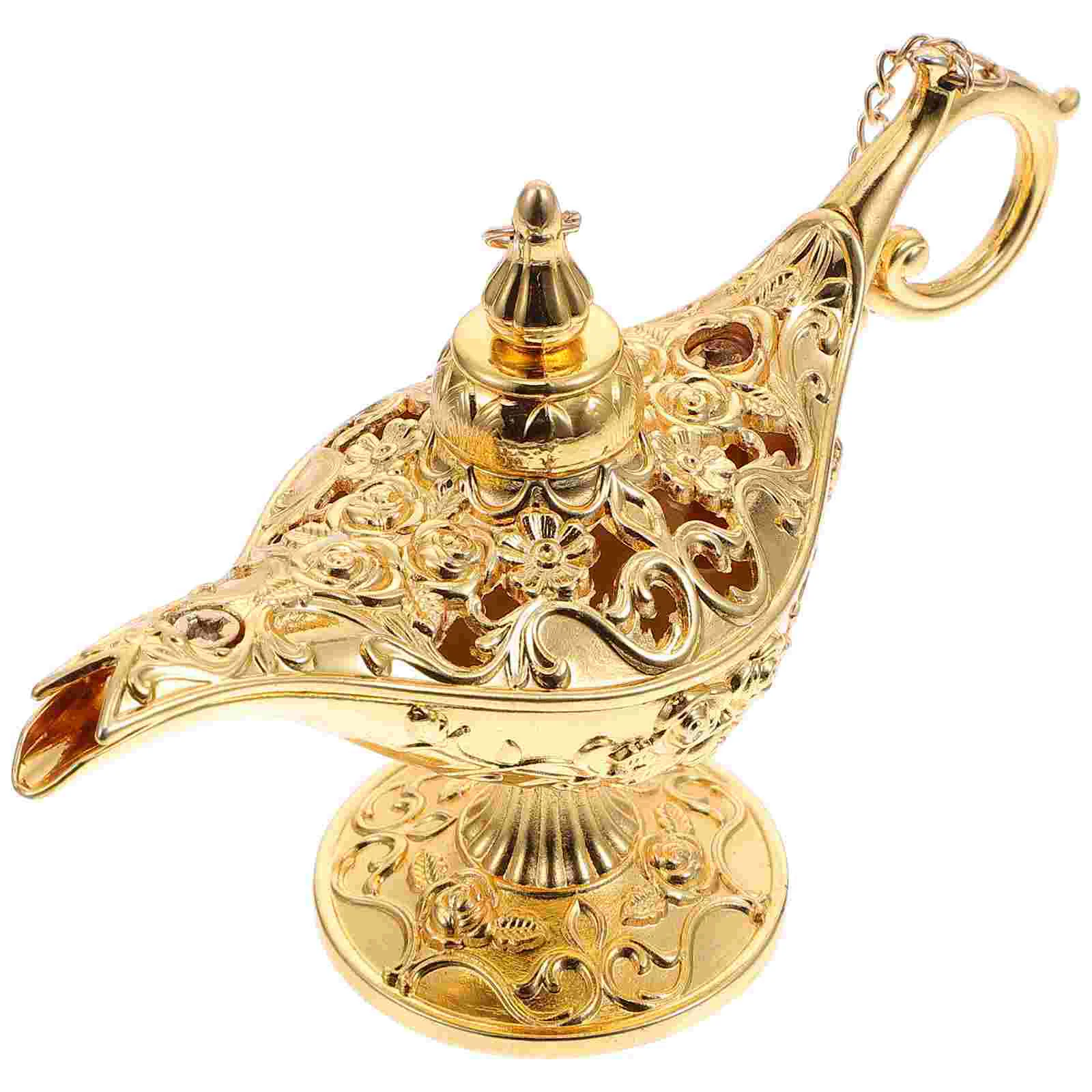 

Retro Lamp Teapot Metal Tea Lamp Zinc Alloy Office Home Desktop Decoration Collection Craft Decoration Ornament Decor