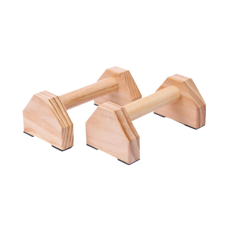 Fitness Push-ups Gymnasium Exercise Training Chest H-shaped Wooden Calisthenics Handstand Parallel Rod Double rod