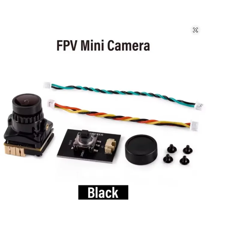 Caméra FPV 1800TVL 5MP Starlight 2.1mm OSD Réglable pour Drone RC