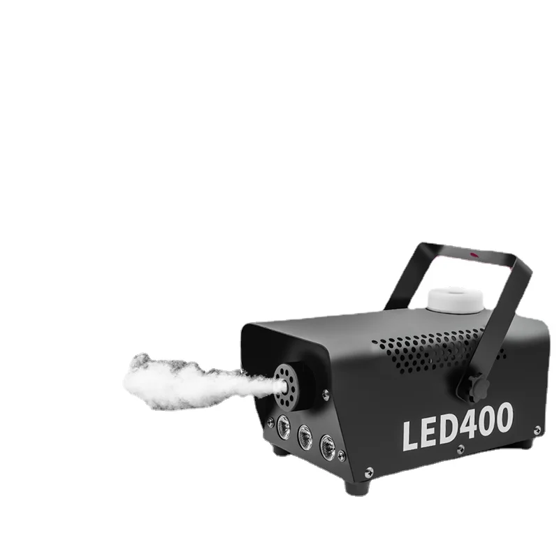 

400W Fogger Small Portable Stage Wedding spray KTV Colorful Constant Temperature Dry Ice Smoke Maker
