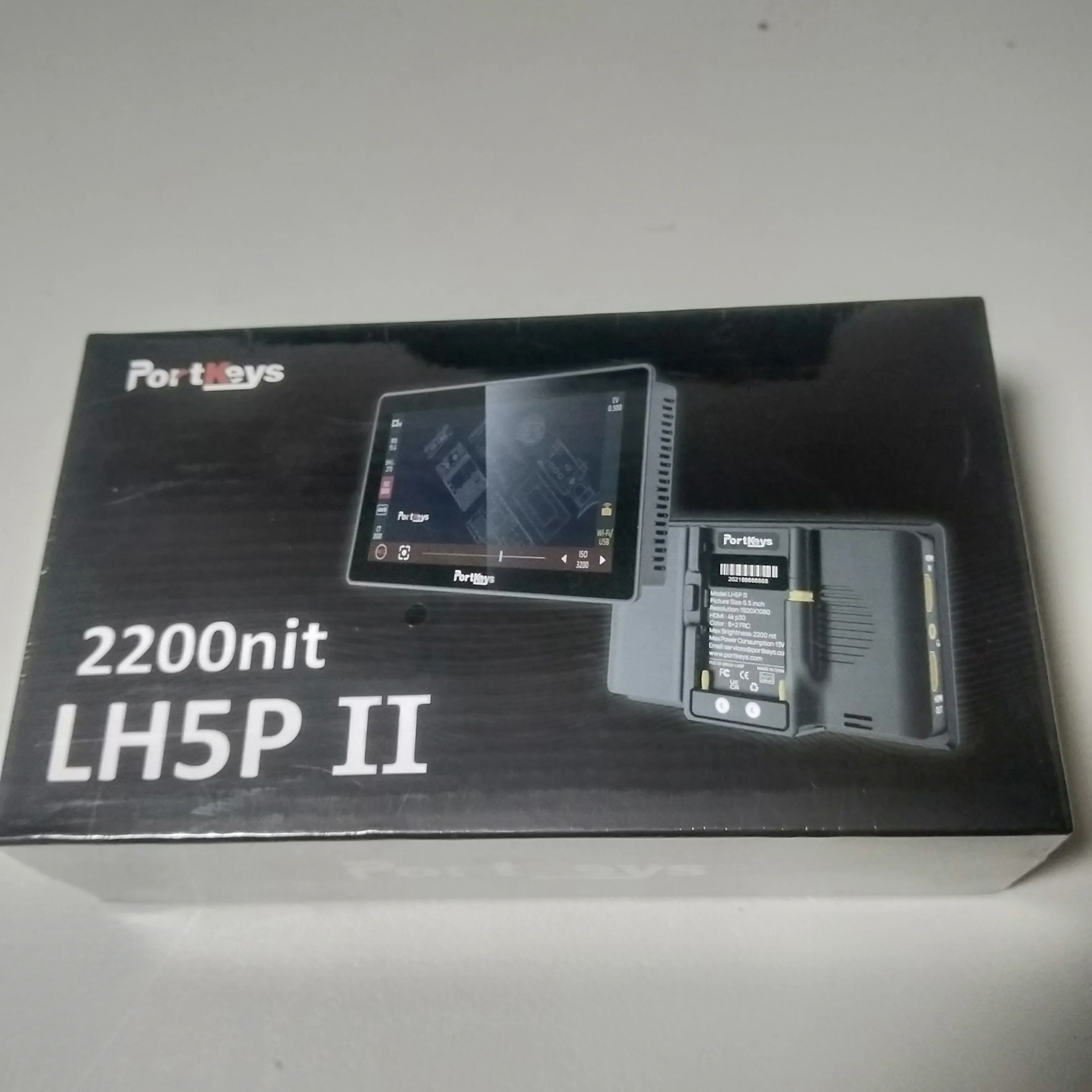 .Portkeys LH5P II 5.5 inch 2200NIT Full HD 4K Touch Focus Monitor for Sony Pansonic Canon BMD On-camera Touch Screen Monitor