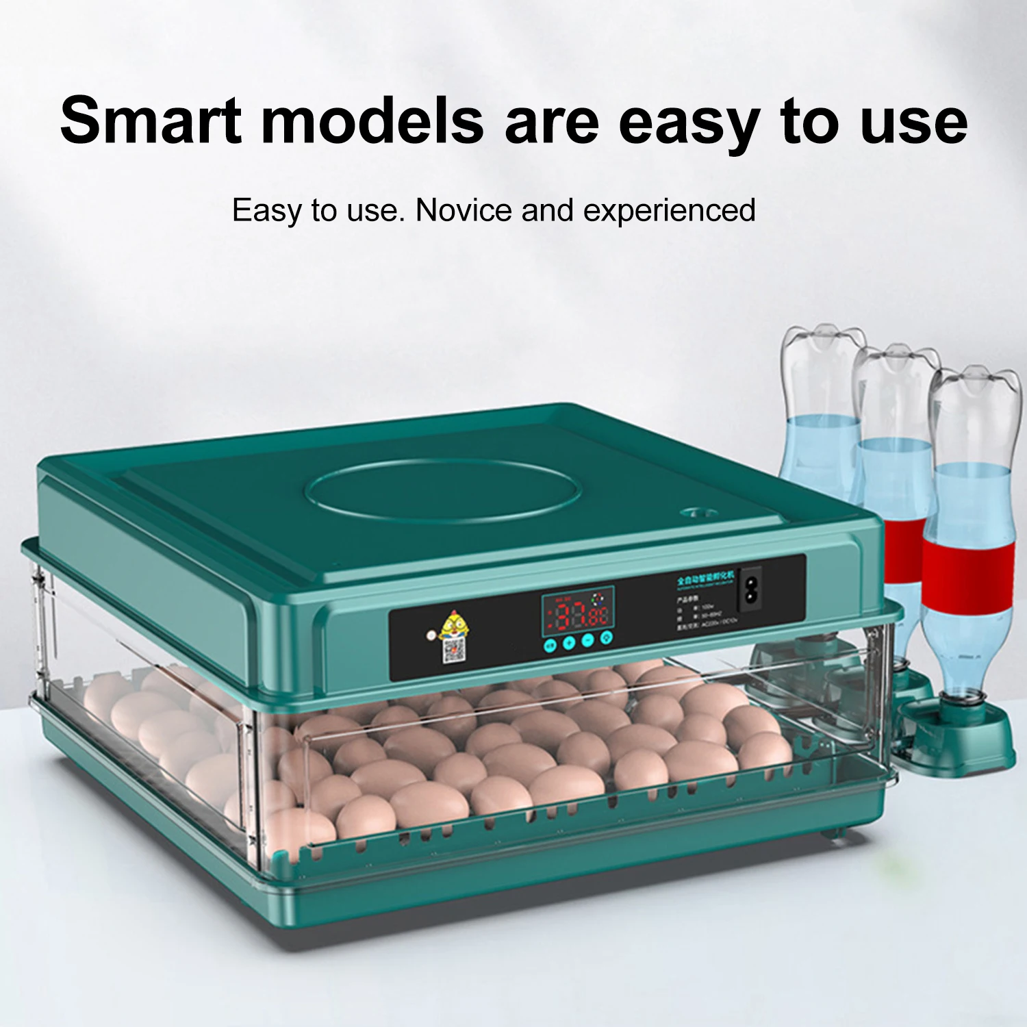 9/15/30/48 Eggs Incubator With Drawer Type Mini Egg Incubator With Automatic Water Ionic Replenishment,Temperature Contro 2