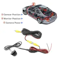 Car Dynamic Trajectory Parking Line Car Rear View Reverse Night Vision Backup Track Camera Universal - Image 3