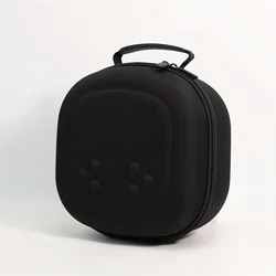 Compact Black Hard Case with Lens Protector for VR Headsets & Controllers (Black)