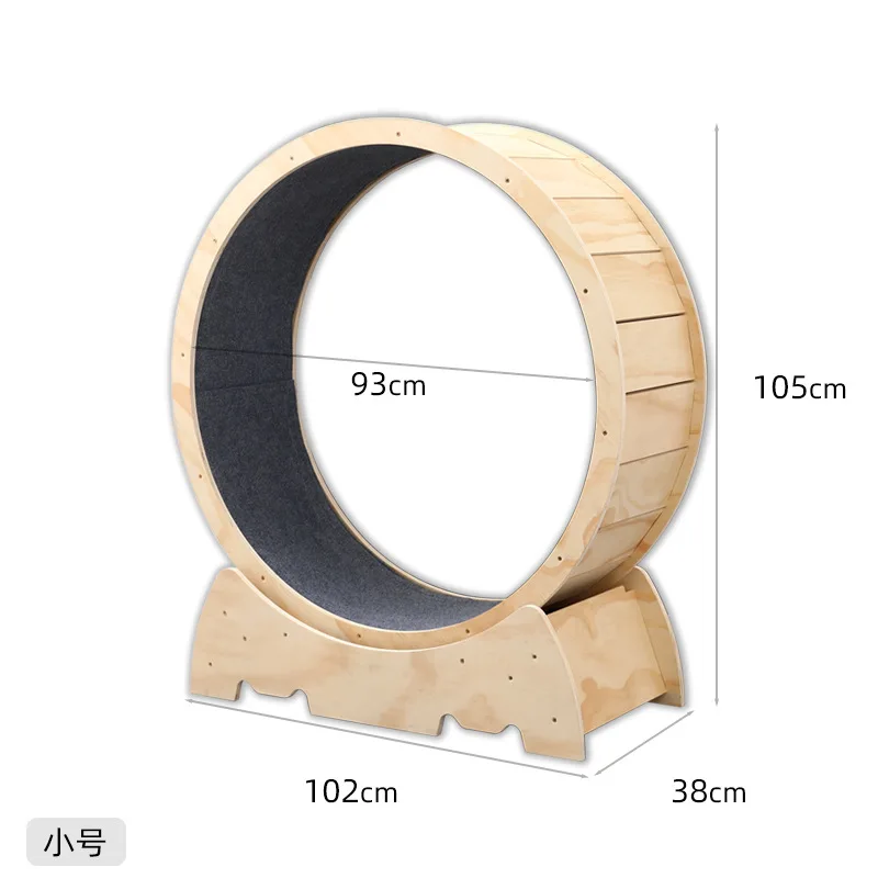 

2023 Hot Selling Environmental Friendly Pet Running Sports Toys Original wood Kitten Treadmill Cat Wheel