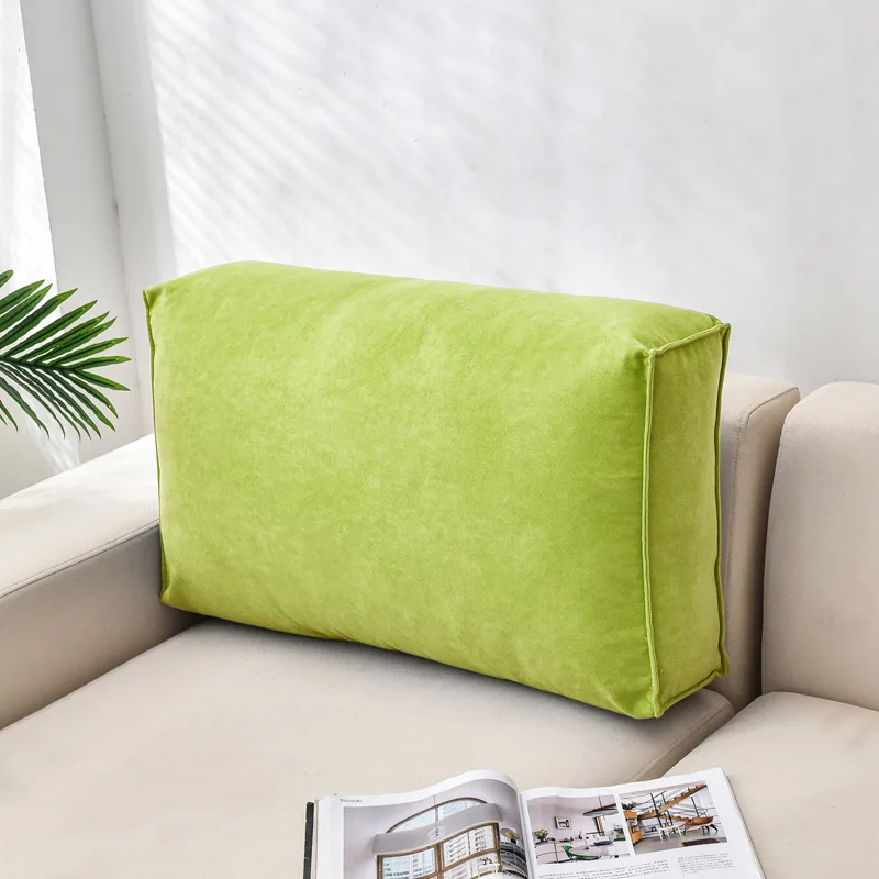 Soft Backrest Waist Stretcher Couch Pillows Cushions Home Decor Rectangular Sofa  Pillow Tatami Back Cushion