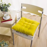 Square Chair Soft Pad Thicker Seat Cushion For Dining Patio Home Office Indoor Outdoor Garden Sofa Buttocks Cushion With Strap 6