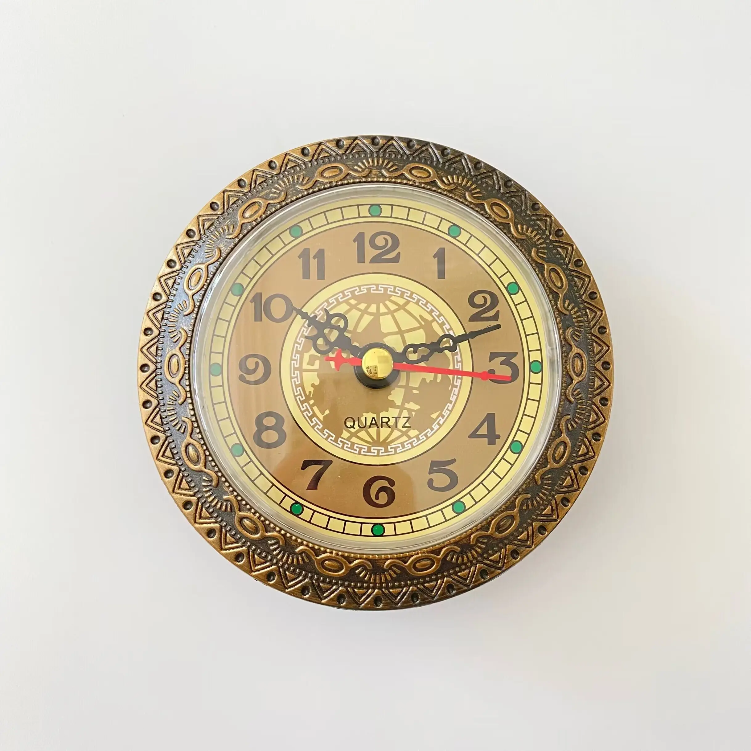 92MM Round Clock Insert Battery Quartz Movement Mechanism FIT-UP with Arabic Numerals DIY Making Kits