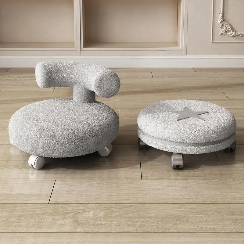 

Скандинавский детский стул, табурет, пуф для прихожей, уличный стул, мебель для кукольного домика, декоративные стулья, мебель для гостиной