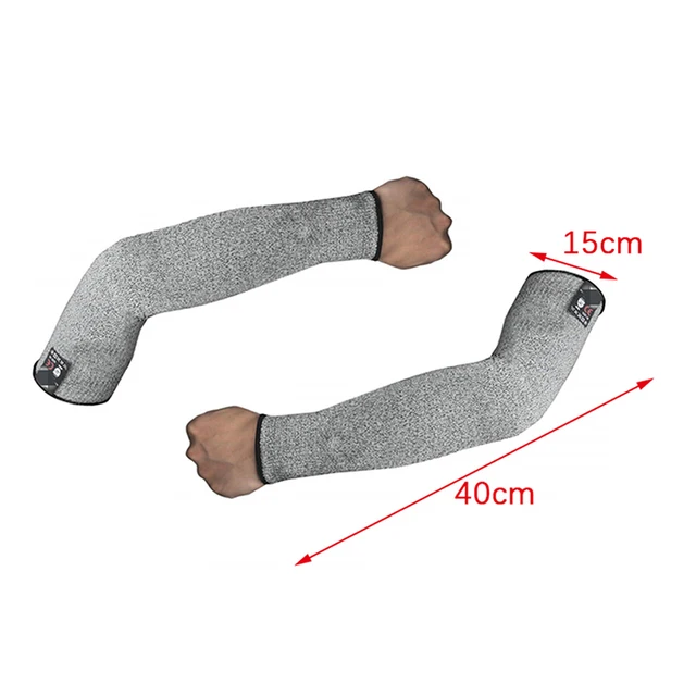 1Pc Level 5 HPPE Cut Resistant Anti-Puncture Work Protection Arm Sleeve Cover 6
