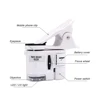 60X Universal Clip Microscope LED Jewelry Magnifying Glass Focusing Adjusted Pocket Microscope with Cell Phone Clip UV Light 3