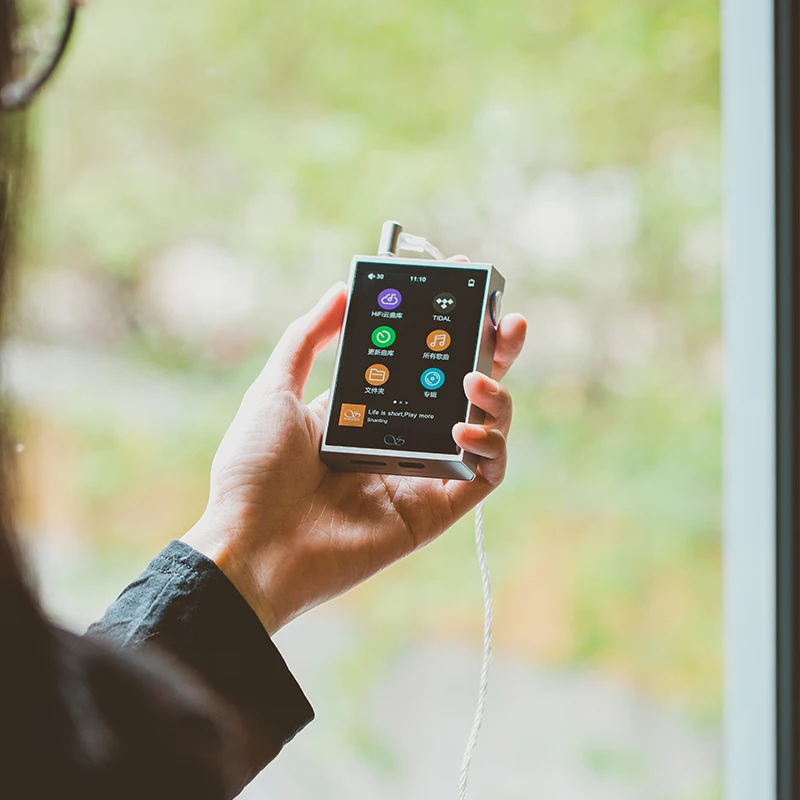 Shanling-ポータブル高解像度音楽プレーヤーm1plus,HD mp3