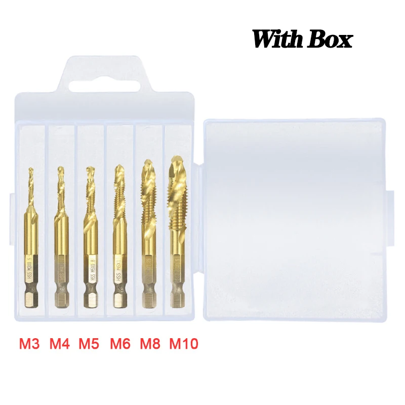 6Pcs Golden Long Set