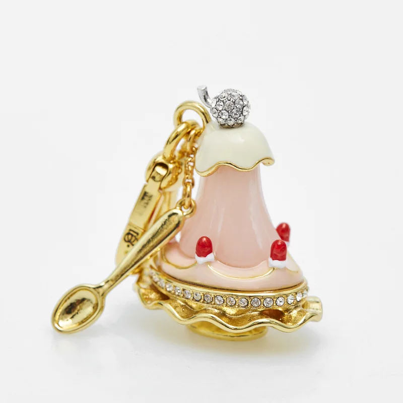 

Европейская и американская мода, милая и свежая розовая Подвеска для торта, бриллиантовая Вишня