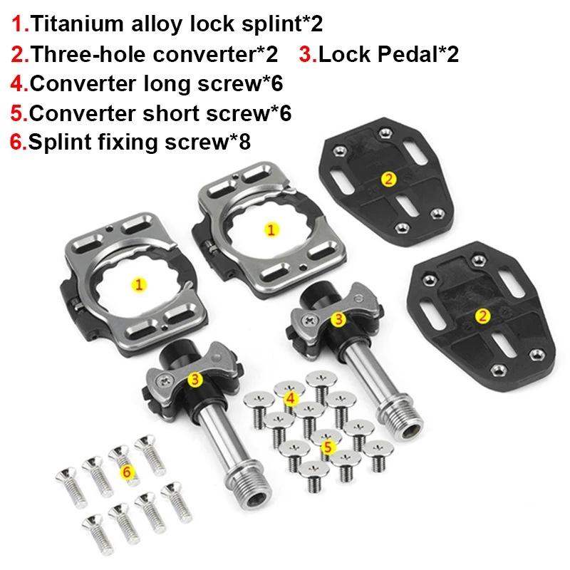 Description Picture 6 of itemOriginal Speedplay Zero Pedals Professional Road Bike Pedal Titanium Alloy Self-locking Speed Play Pedals Cycling Equipment