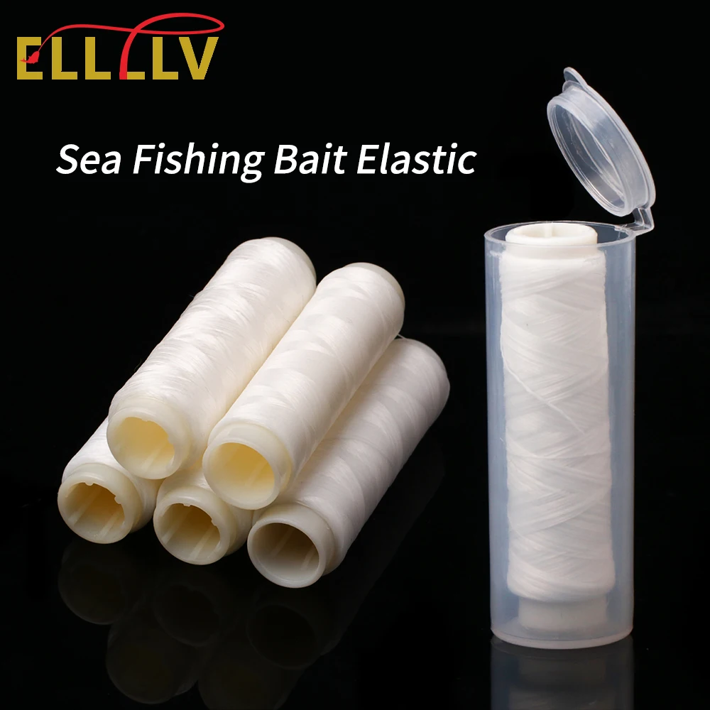 Ellllv2Spools01mm03mmBaitElasticThreadSeaFishingTying
