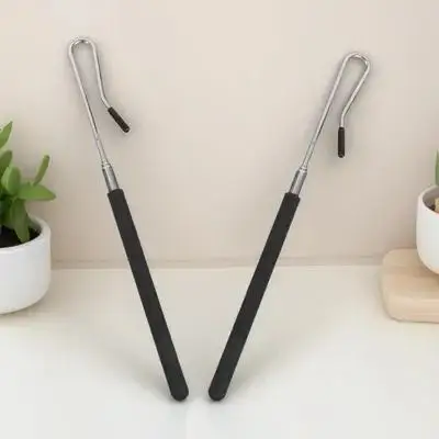 2Pcs 핸드 퍼펫 컨트롤 로드 편안한 인체공학적 그립 클립온 손목 디자인으로 상상력 넘치는 놀이를 가능하게 합니다. 퍼펫 팔 움직임 제어