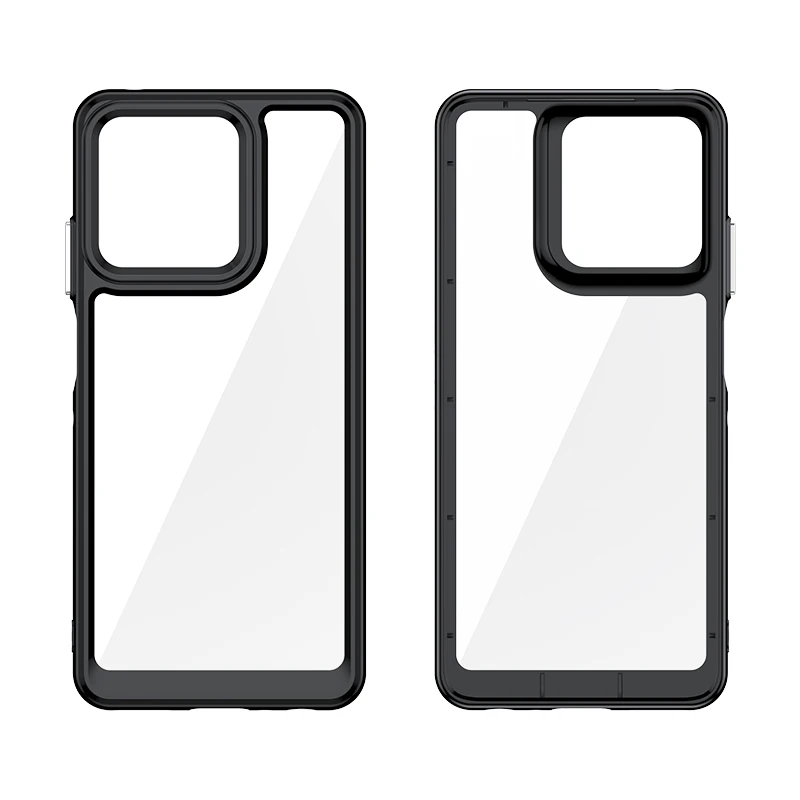 Transparent Colorful TPU Protective Case Cover