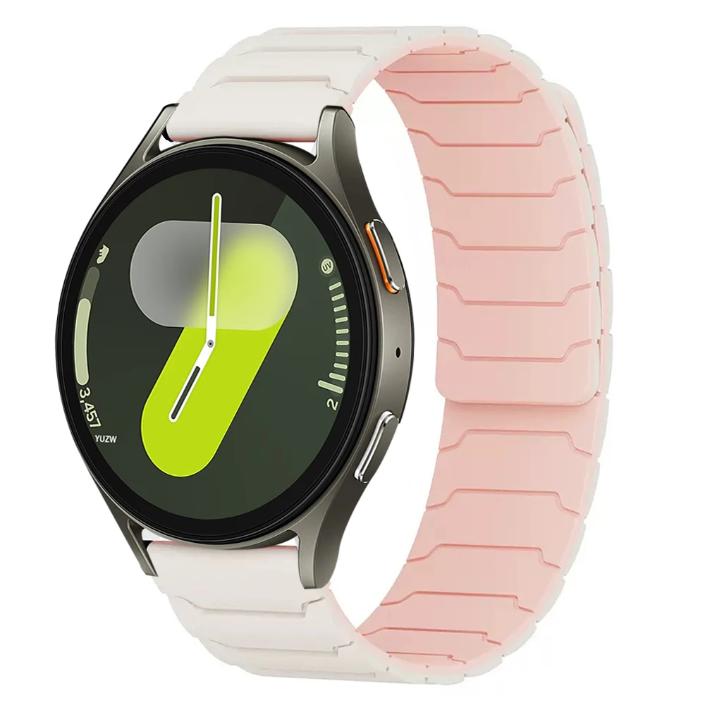 Magnetic Stainless Steel Smartwatch Bracelet Strap, 20mm/22mm, Universal Fit