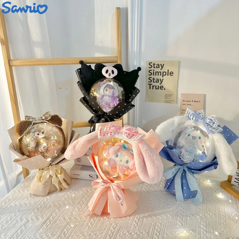 

Новинка, Sanrio Cinnamoroll Kuromi, объемный шар, букеты, цветы, День Святого Валентина, аниме, девушки, выпускные, милые подарки
