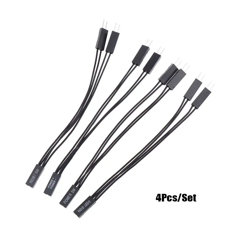 Dual-Split Power & LED Adapter Cable - 10cm, 2-Pin Connector