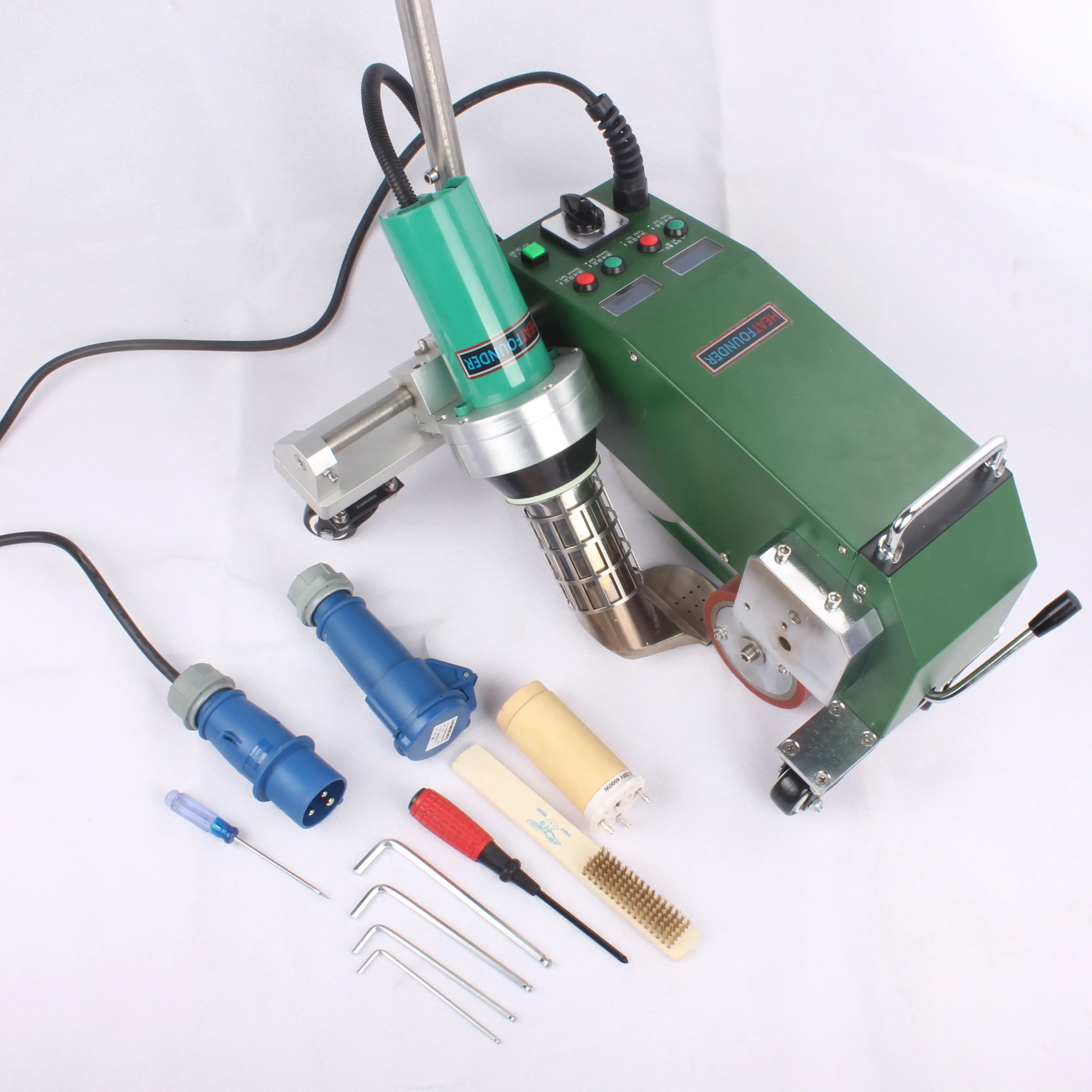 High Quality Portable Tarpaulin Plastic Pvc Flex Banner Heat Hot Air Seam Welder Welding Machine 6