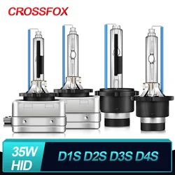 CROSSFOX 2pcs 35W D1S D2S D3S D4S Car HID Xenon Bulbs 12V 24V D1 D2 D3 D4 Auto Headlight Headlamp 3000K 4300K 6000K 8000K 12000K