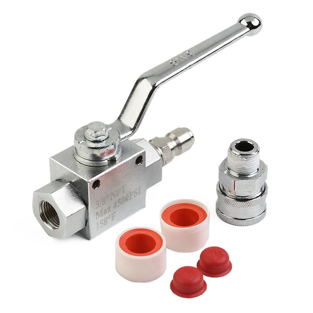 High Pressure Washer Ball Valve Kit Carbon Steel And Stainless Steel