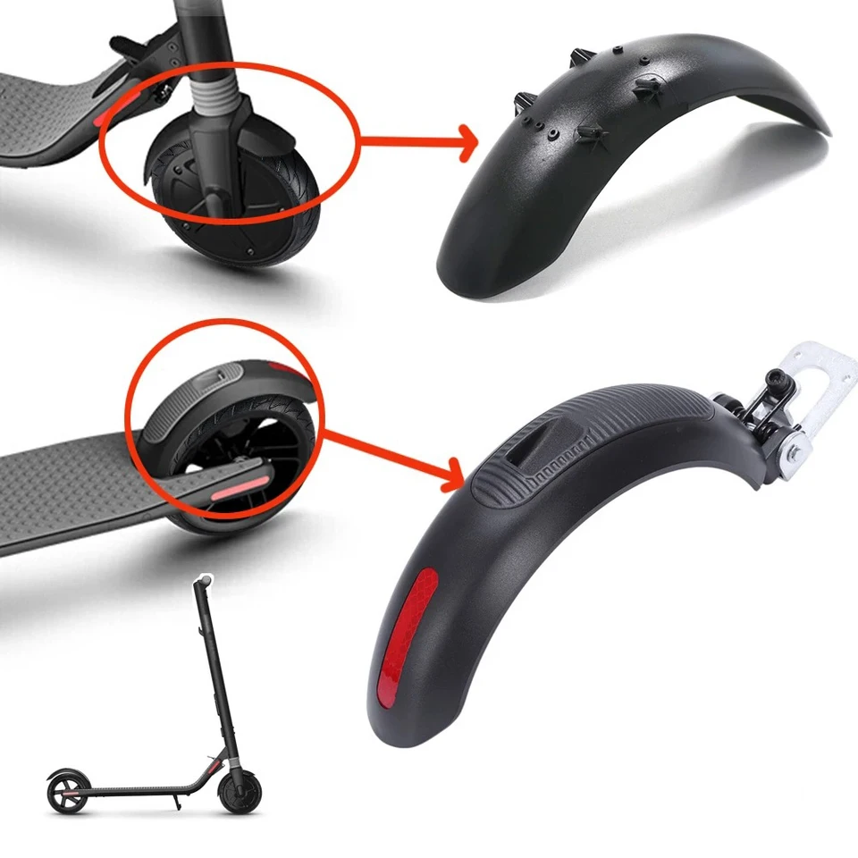 Parafango Posteriore Per Scooter Elettrico E22D, E45, E25, Con Staffa Freno, In Plastica Rinforzata, Antipolvere E Antispruzzo