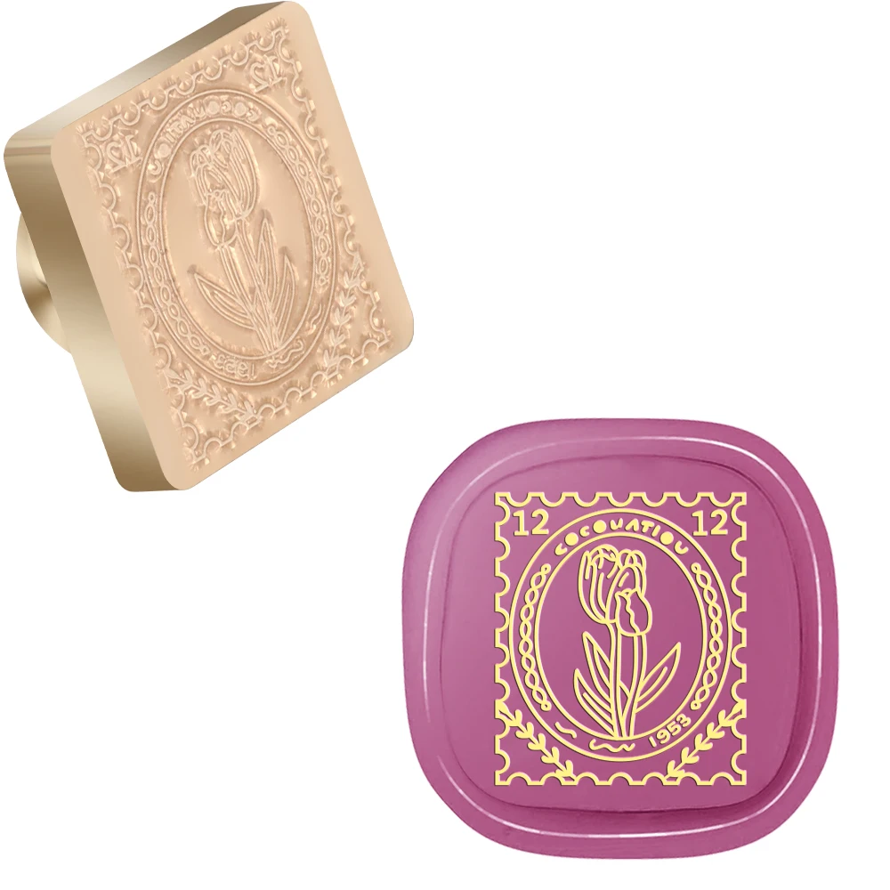 

Rose Wax Seal Stamp DIY Craft Supplies Scrapbooking Christmas Wedding Invitation for Decoration Wine Bags, Notebooks, Gifts