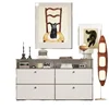 Usm Mid-Ancient Stainless Steel TV Cabinet Storage Multiple Colors Combination Sideboard Cabinet Living Room Chest of Drawers 5