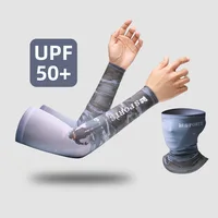Unisex Cooling Quick Dry Arm Sleeves Hand Protector Cover Sports Running UV Sun Protection Outdoor Men Fishing Cycling Sleeve 2