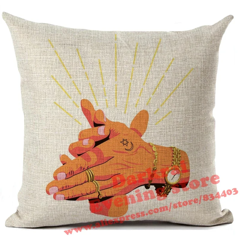 Dellafuente Pillow Case Spain Rapper Dellafuente fc Cushion Cover Decorative Pillows For Sofa Home Decor Pillowcase