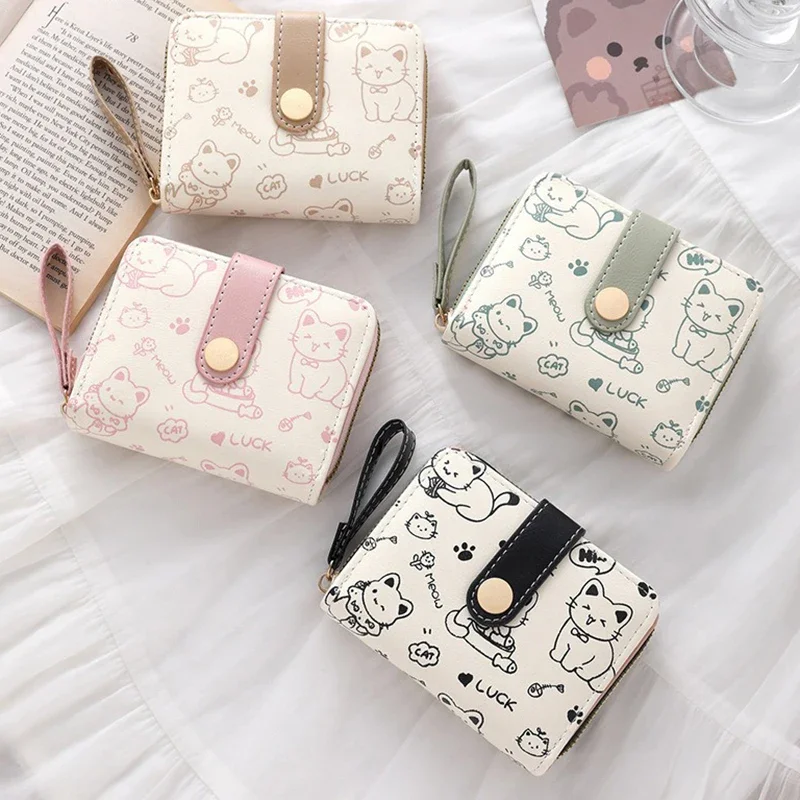 Cute Cat Wallet - Side View