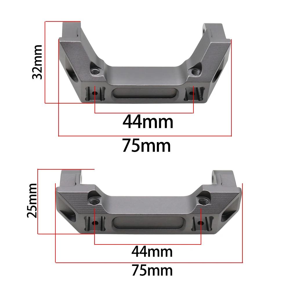Parti Aftermarket Supporti Paraurti INJORA Per Axial SCX10 PRO - Alluminio CNC 1/10 RC Crawler Accessori Crawler INJORA